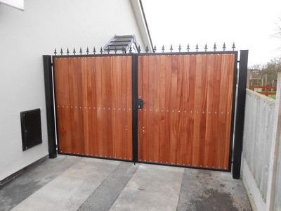 Timber Panelled Gates in Southport